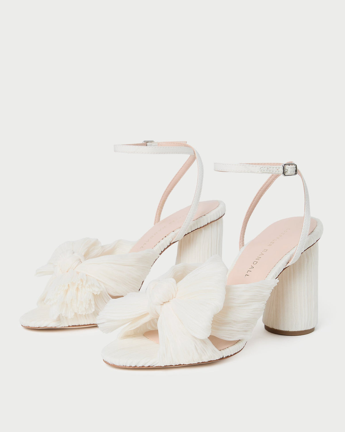 Camellia Pearl Pleated Bow Heel - Loeffler Randall Hot Sale