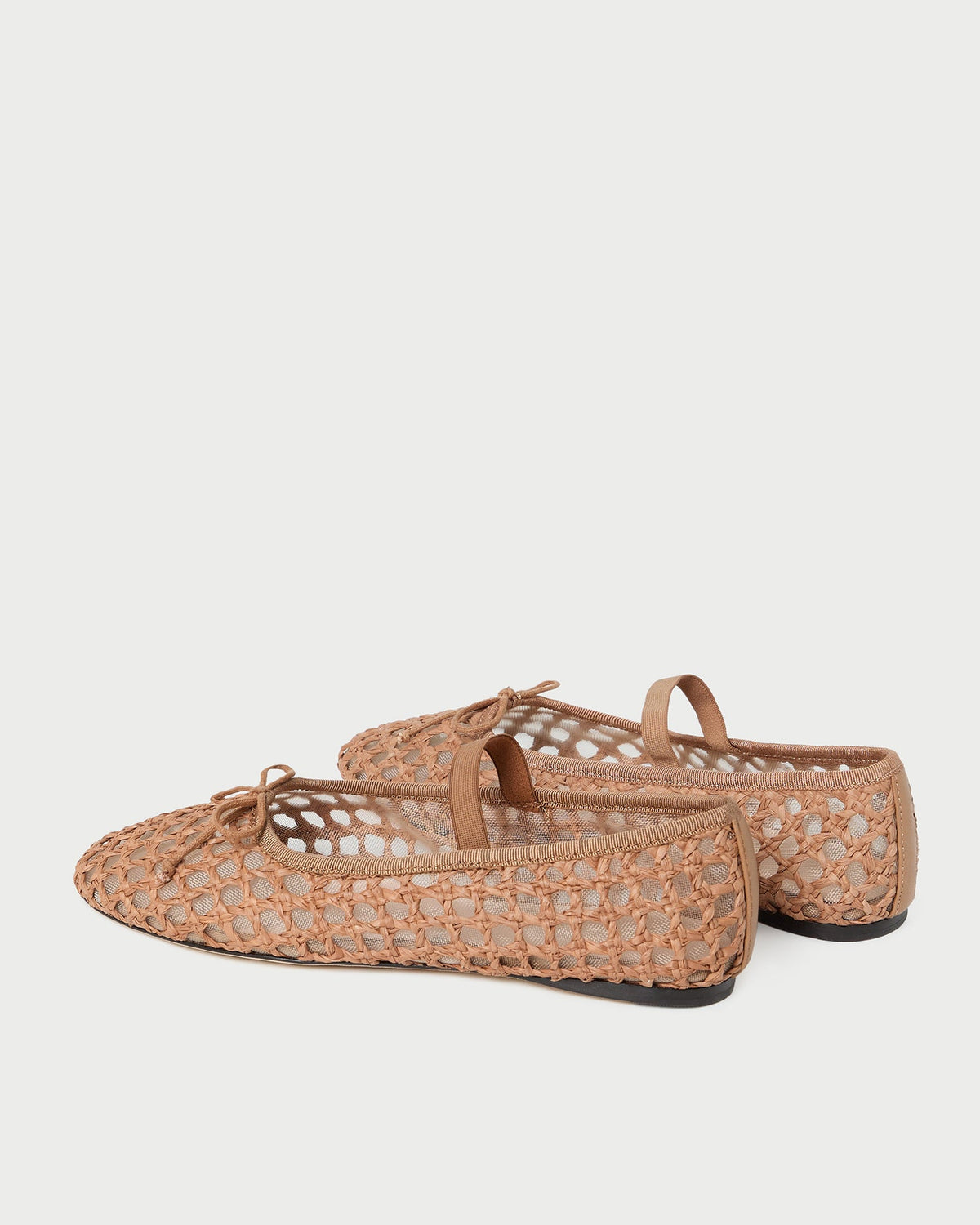 Leonie Brown Crochet Ballet Flat - Loeffler Randall Quality