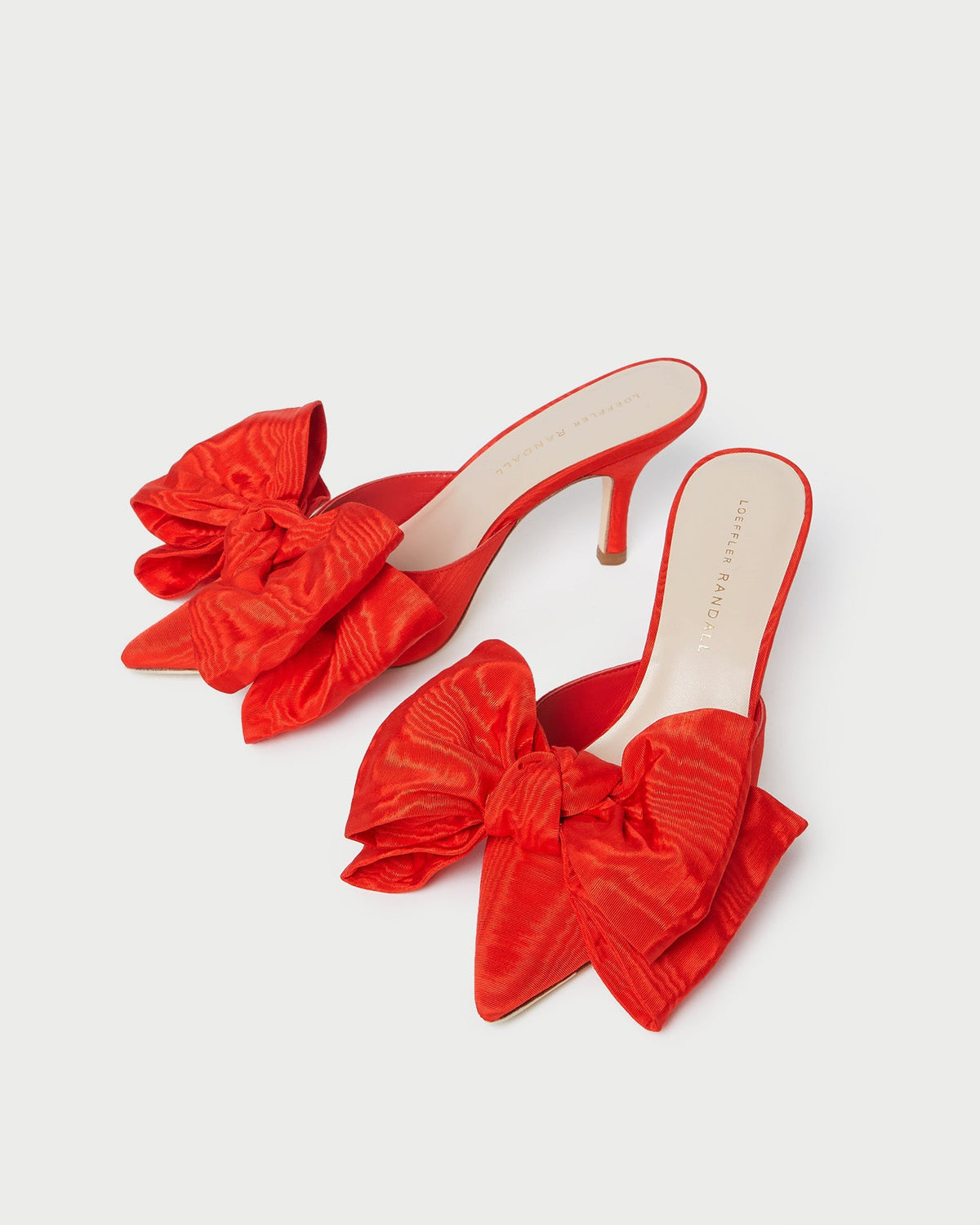 Margot Red Moiré Bow Mule - Loeffler Randall Customer Favorite