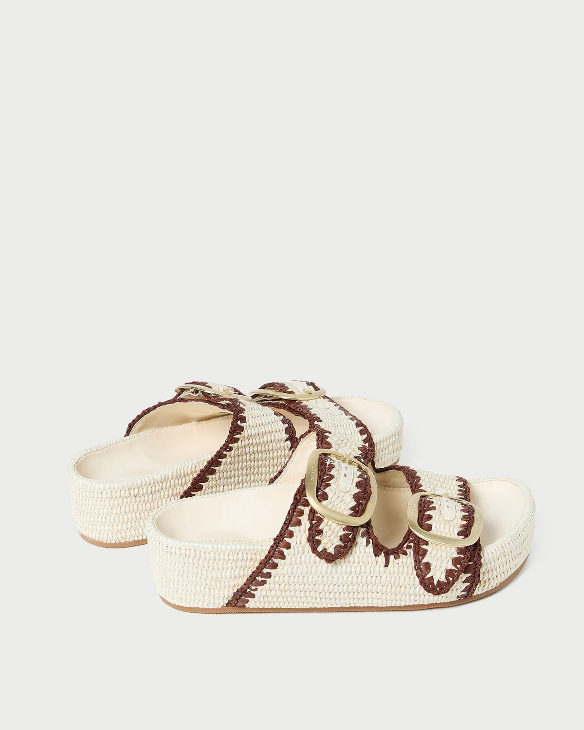 Theo Cream Two-Band Sandal - Loeffler Randall Signature