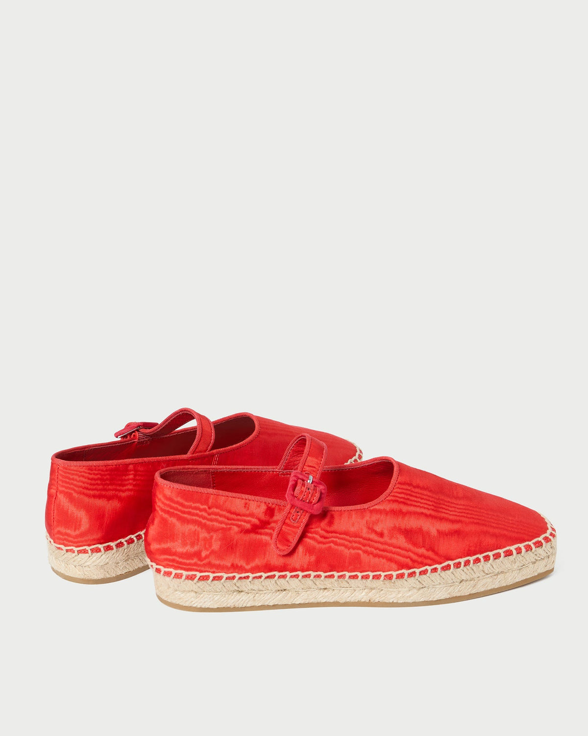Clover Red Moiré Espadrille - Loeffler Randall Quality