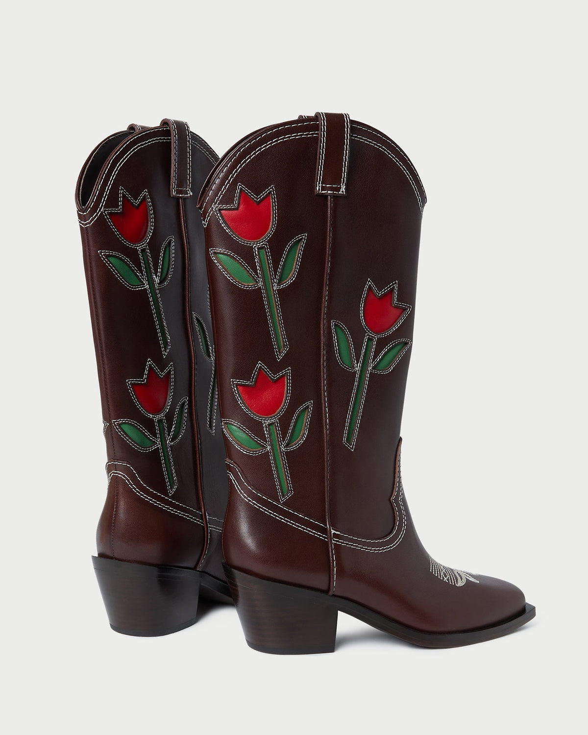 Wilder Espresso Leather Tulip Boot - Loeffler Randall Trusted