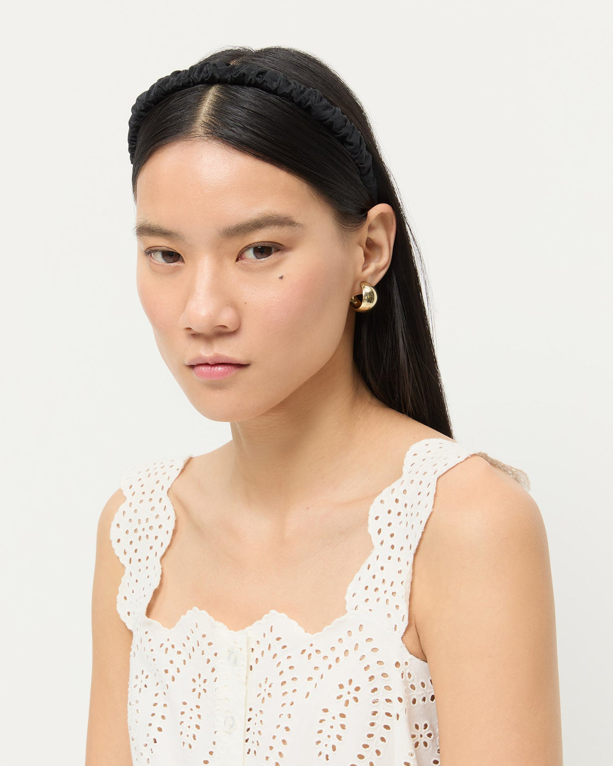 Sabine Black/Cream Headband Set - Loeffler Randall Premium
