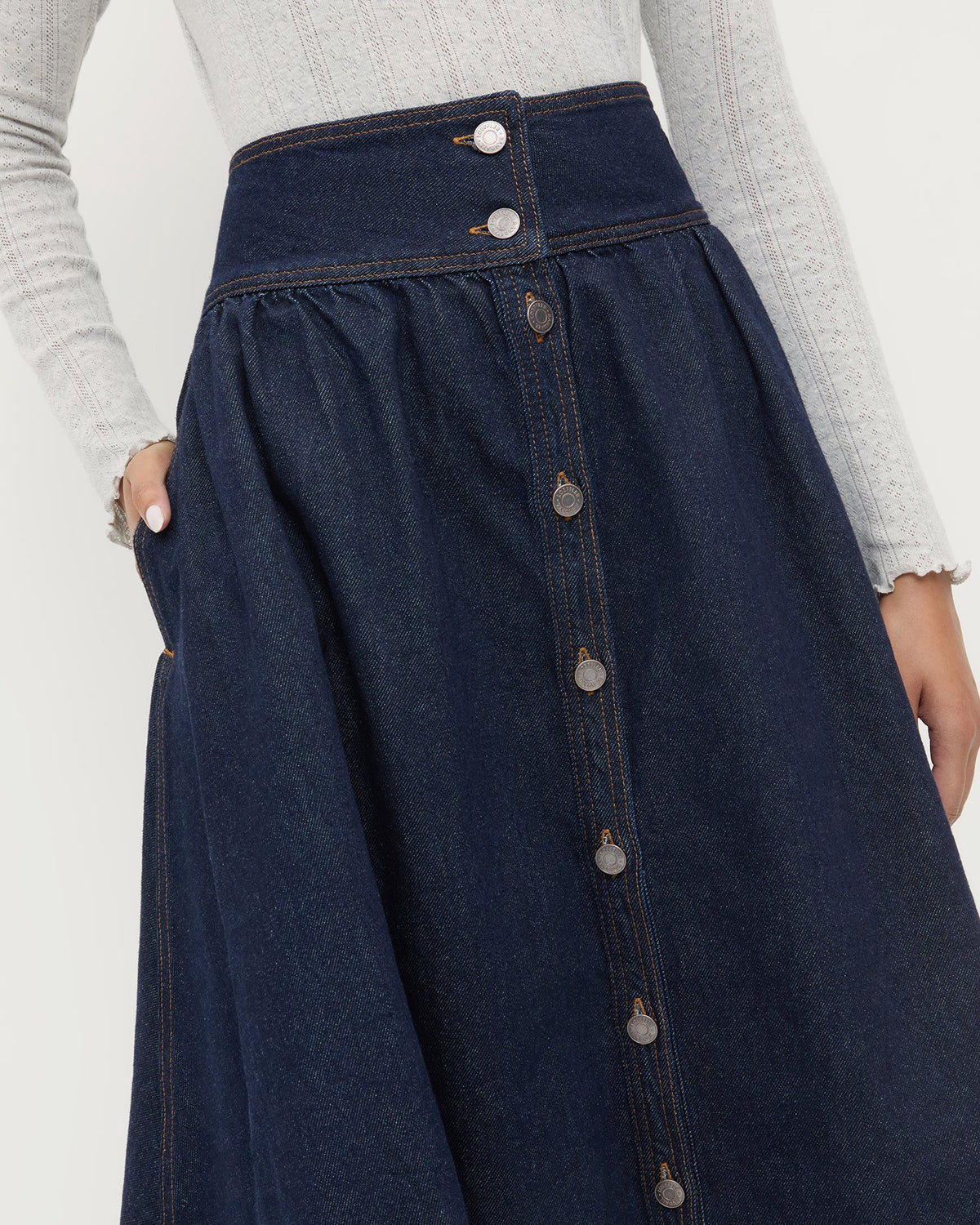 Ruthie Denim Skirt - Loeffler Randall Special Offer