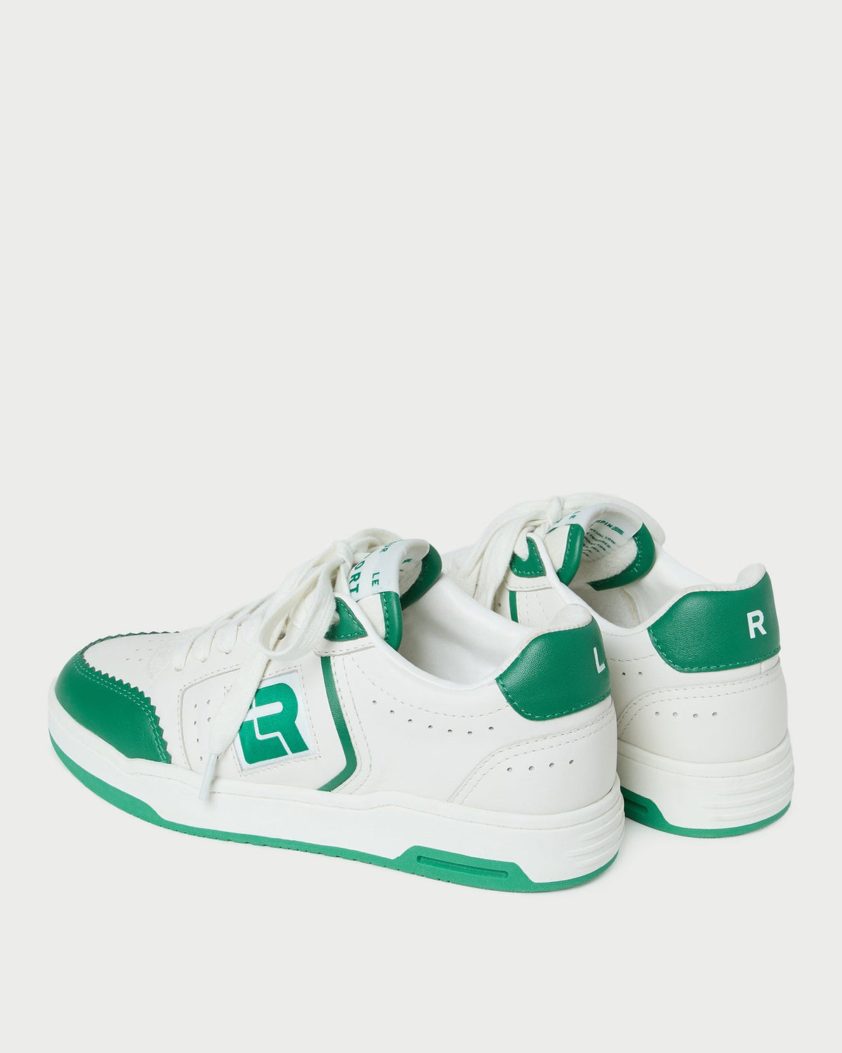 Topspin Cream/Green Court Sneaker - Loeffler Randall Smart Buy