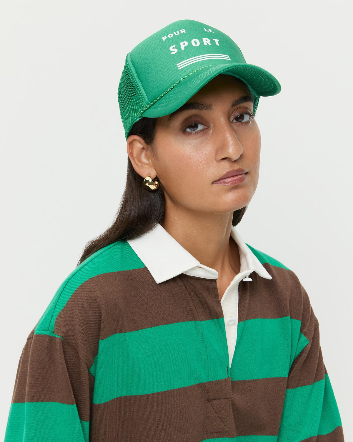 Lee Green Trucker Hat - Loeffler Randall Premium