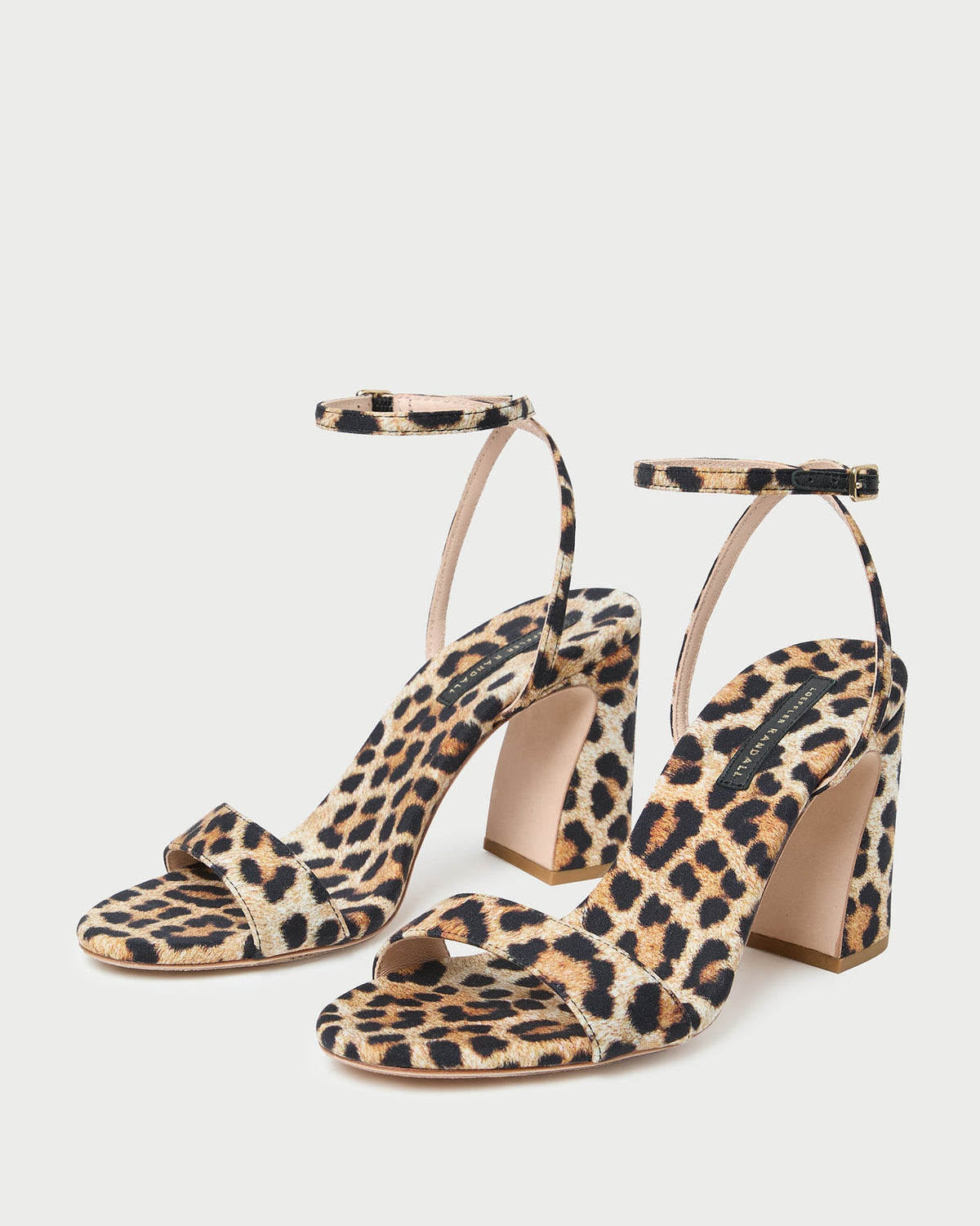 Malia Leopard Curved-Heel Sandal - Loeffler Randall Discount
