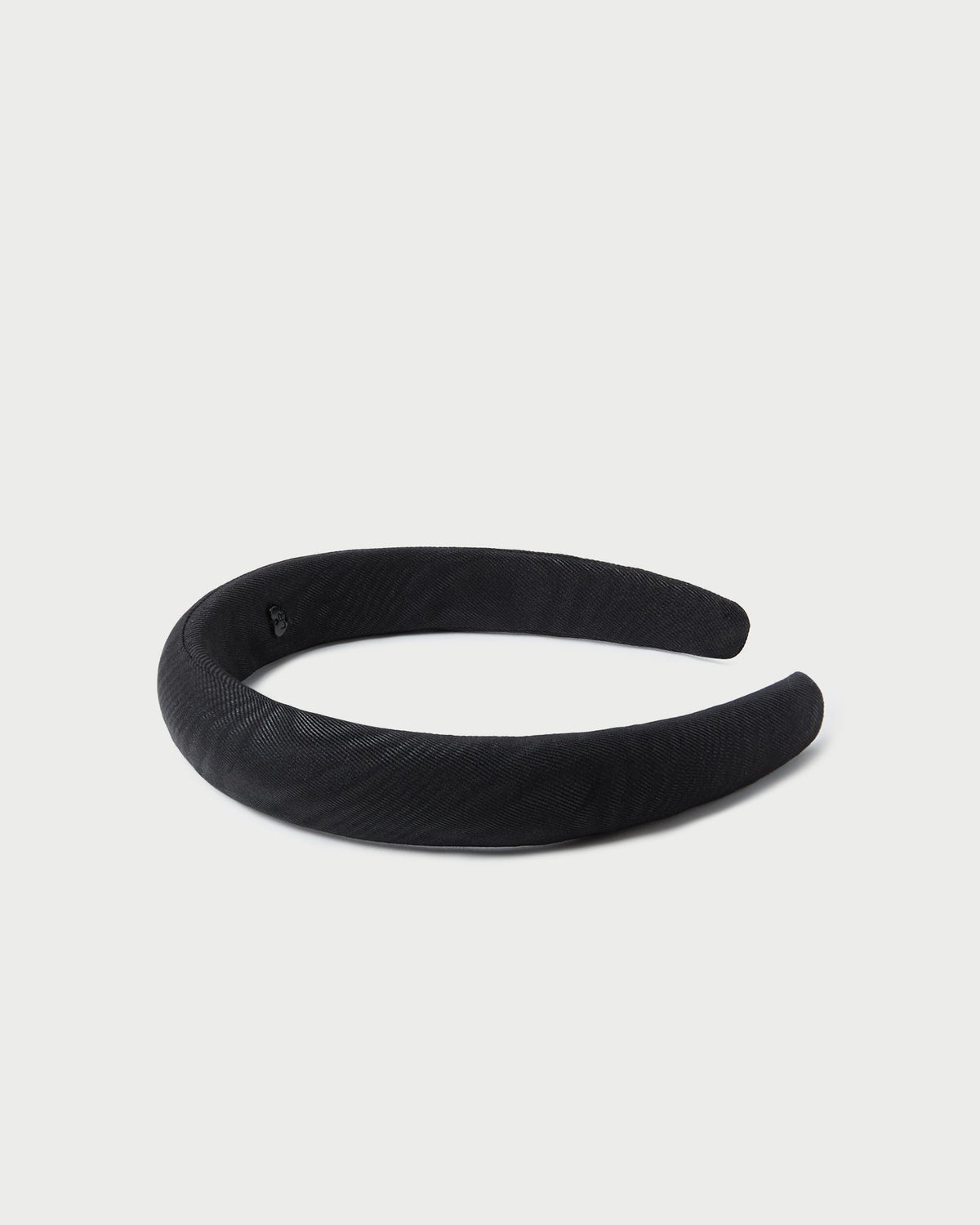 Marina Black Moiré Puffy Headband - Loeffler Randall Quality