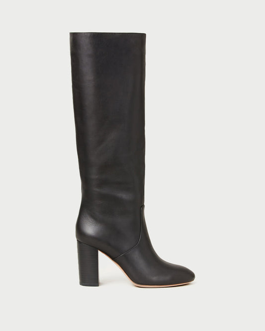 Goldy Black Leather Tall Boot - Loeffler Randall Classic