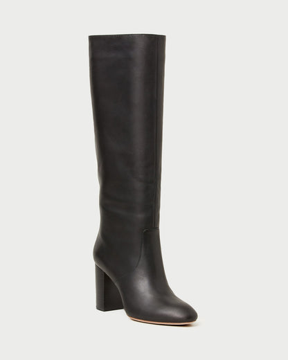 Goldy Black Leather Tall Boot - Loeffler Randall Classic