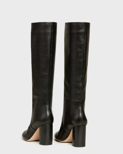 Goldy Black Leather Tall Boot - Loeffler Randall Classic