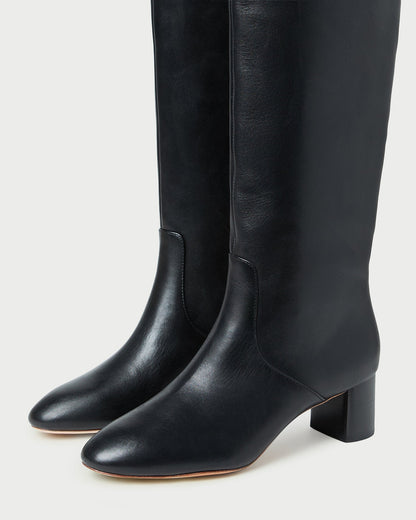Gia Black Leather Tall Boot - Loeffler Randall New