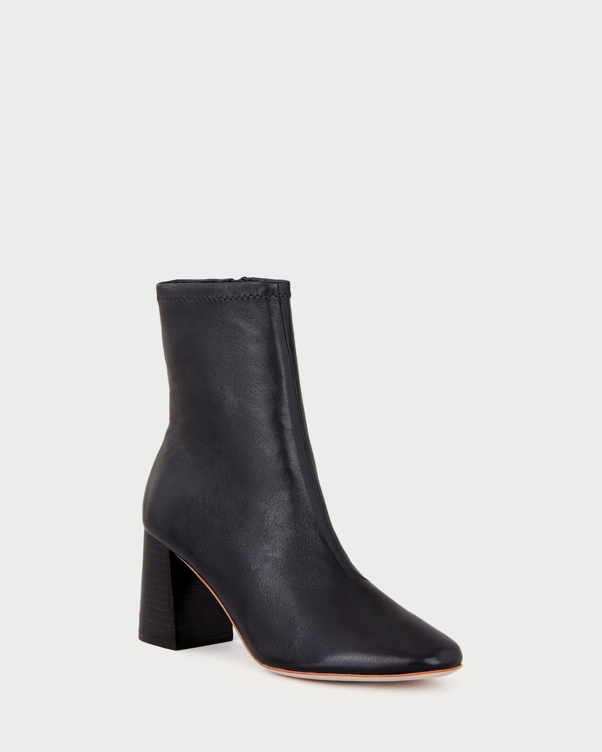 Elise Black Leather Stretch Bootie - Loeffler Randall Trending