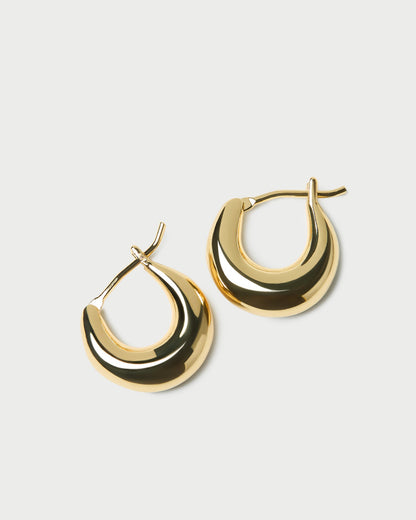 Adeline Gold Mini Dome Hoop Earring - Loeffler Randall Customer Favorite