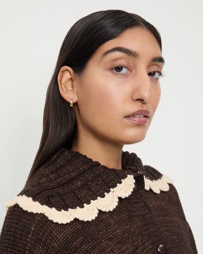 Adeline Gold Mini Dome Hoop Earring - Loeffler Randall Customer Favorite
