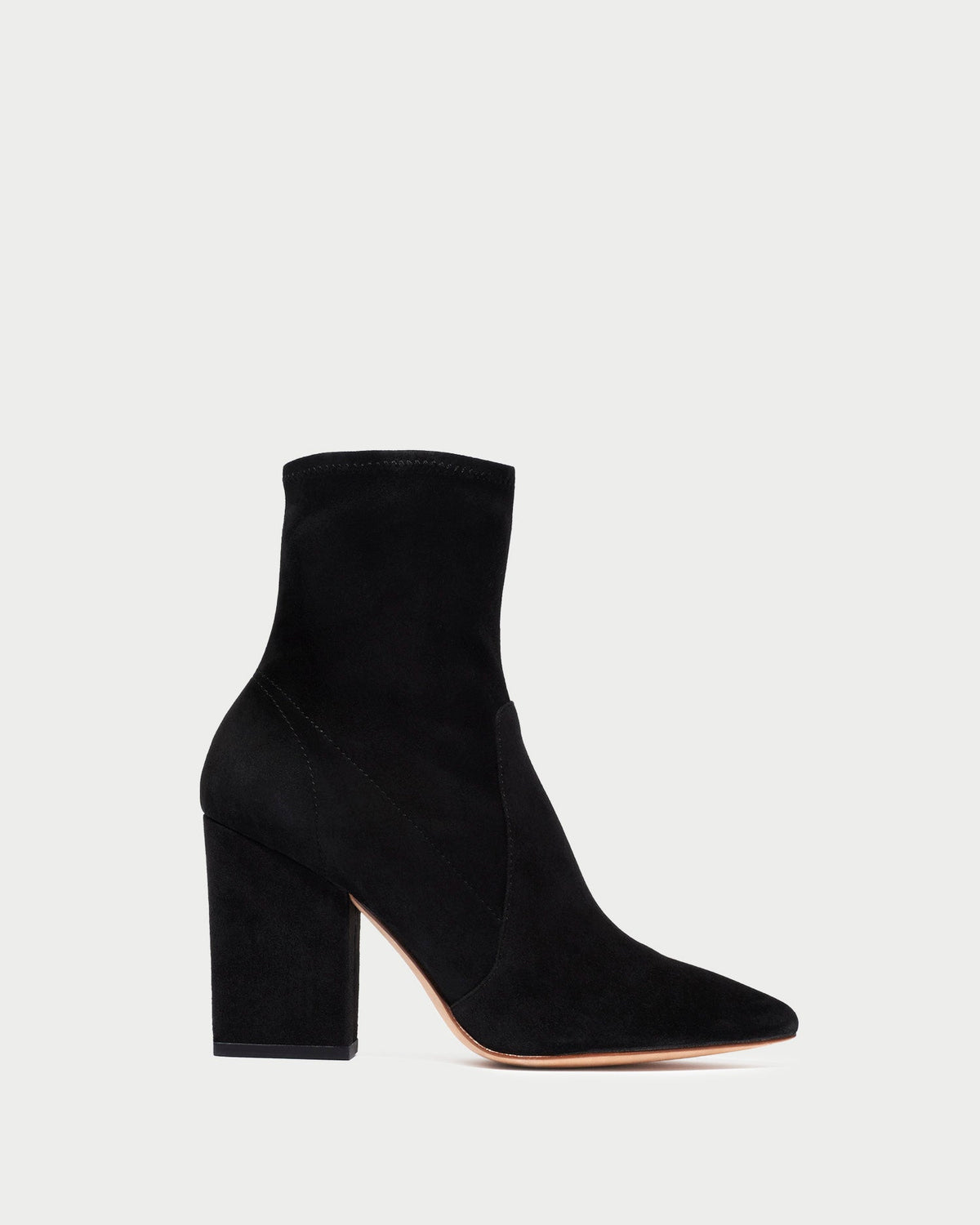 Isla Black Suede Ankle Bootie - Loeffler Randall Deals