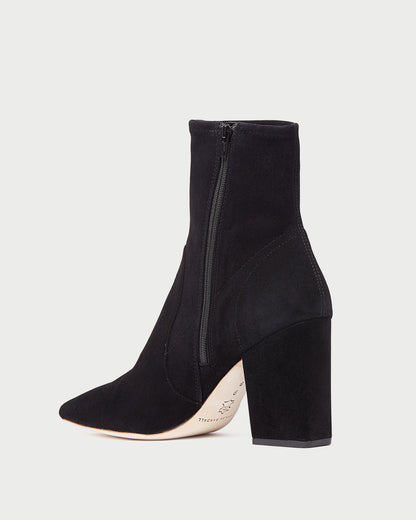 Isla Black Suede Ankle Bootie - Loeffler Randall Deals
