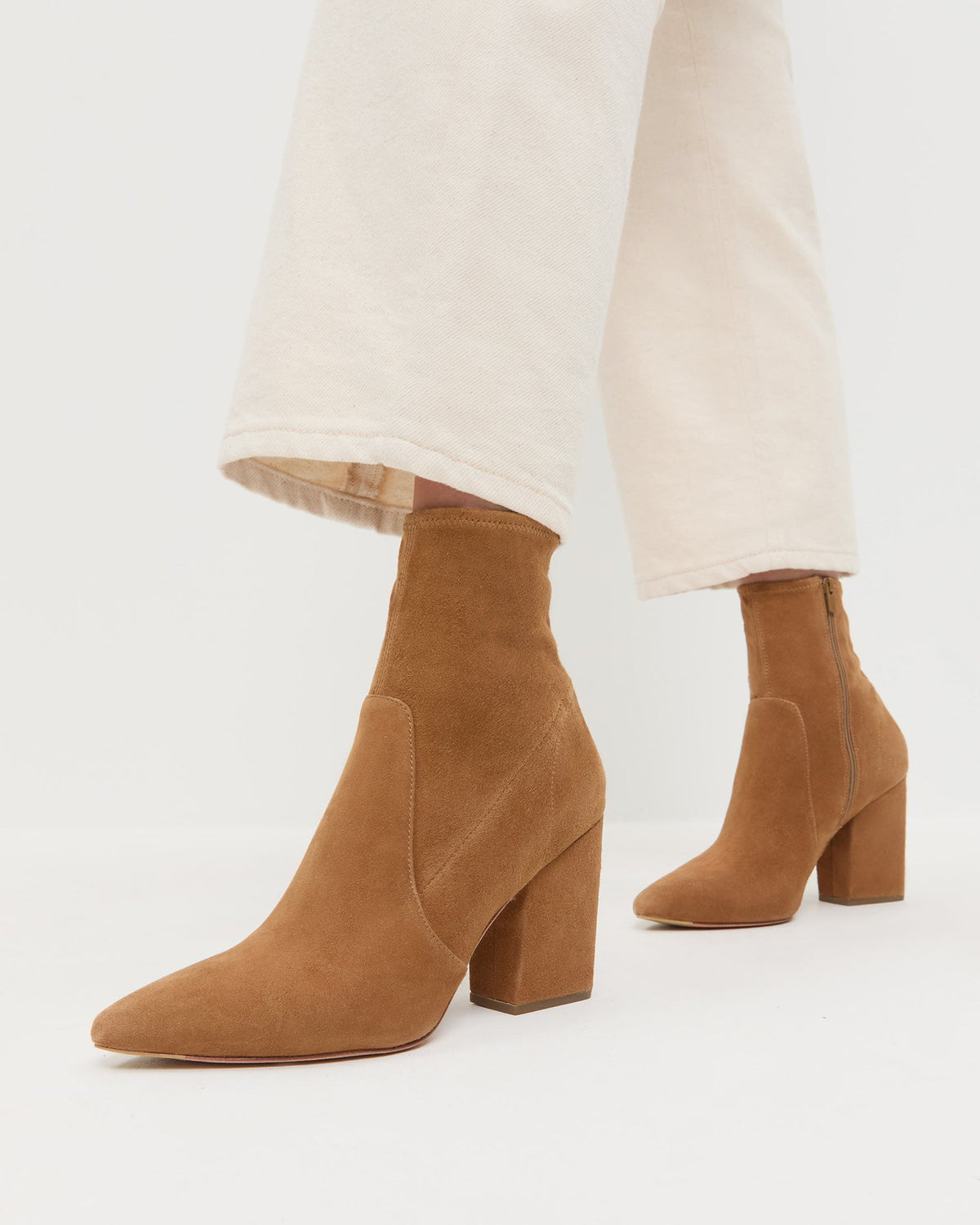 Isla Cacao Suede Ankle Bootie - Loeffler Randall Customer Favorite