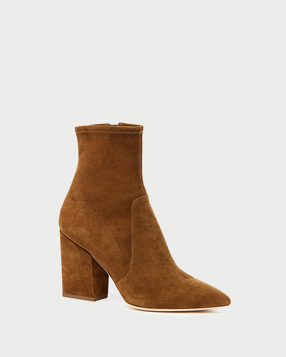 Isla Cacao Suede Ankle Bootie - Loeffler Randall Customer Favorite