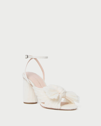 Camellia Pearl Pleated Bow Heel - Loeffler Randall Hot Sale