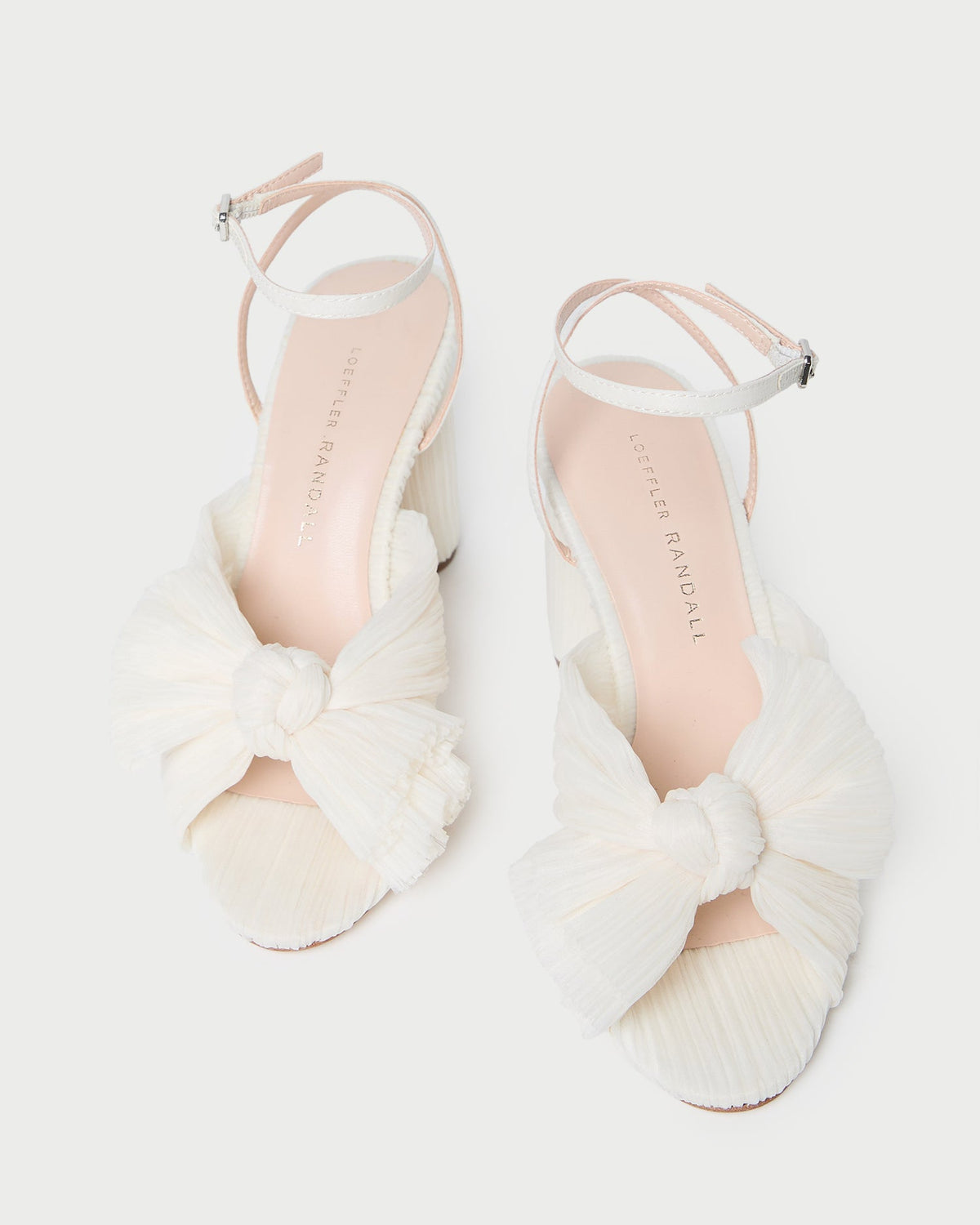 Camellia Pearl Pleated Bow Heel - Loeffler Randall Hot Sale