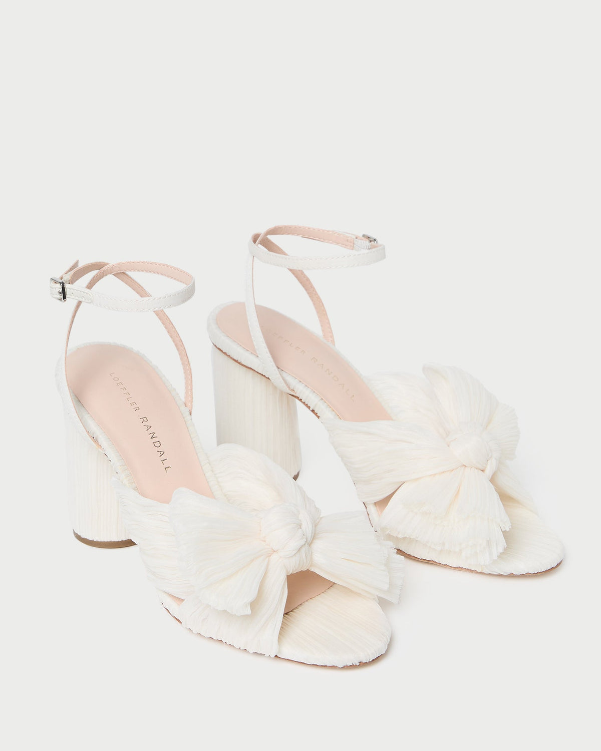 Camellia Pearl Pleated Bow Heel - Loeffler Randall Hot Sale
