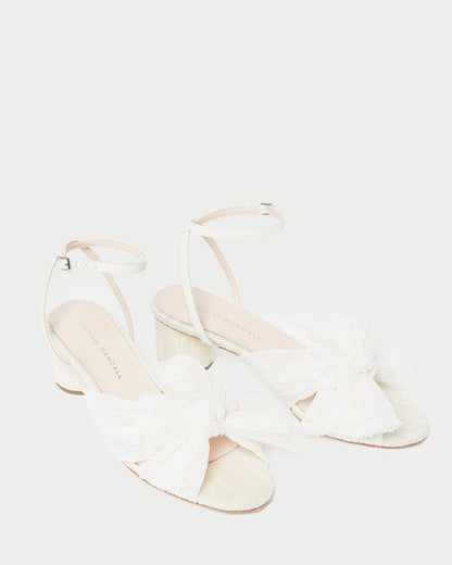 Dahlia Pearl Pleated Bow Heel - Loeffler Randall Value