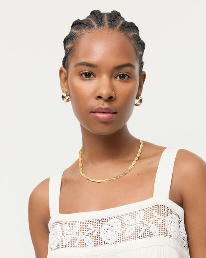 Kennedy Gold Twisted Chain Necklace - Loeffler Randall Best Seller