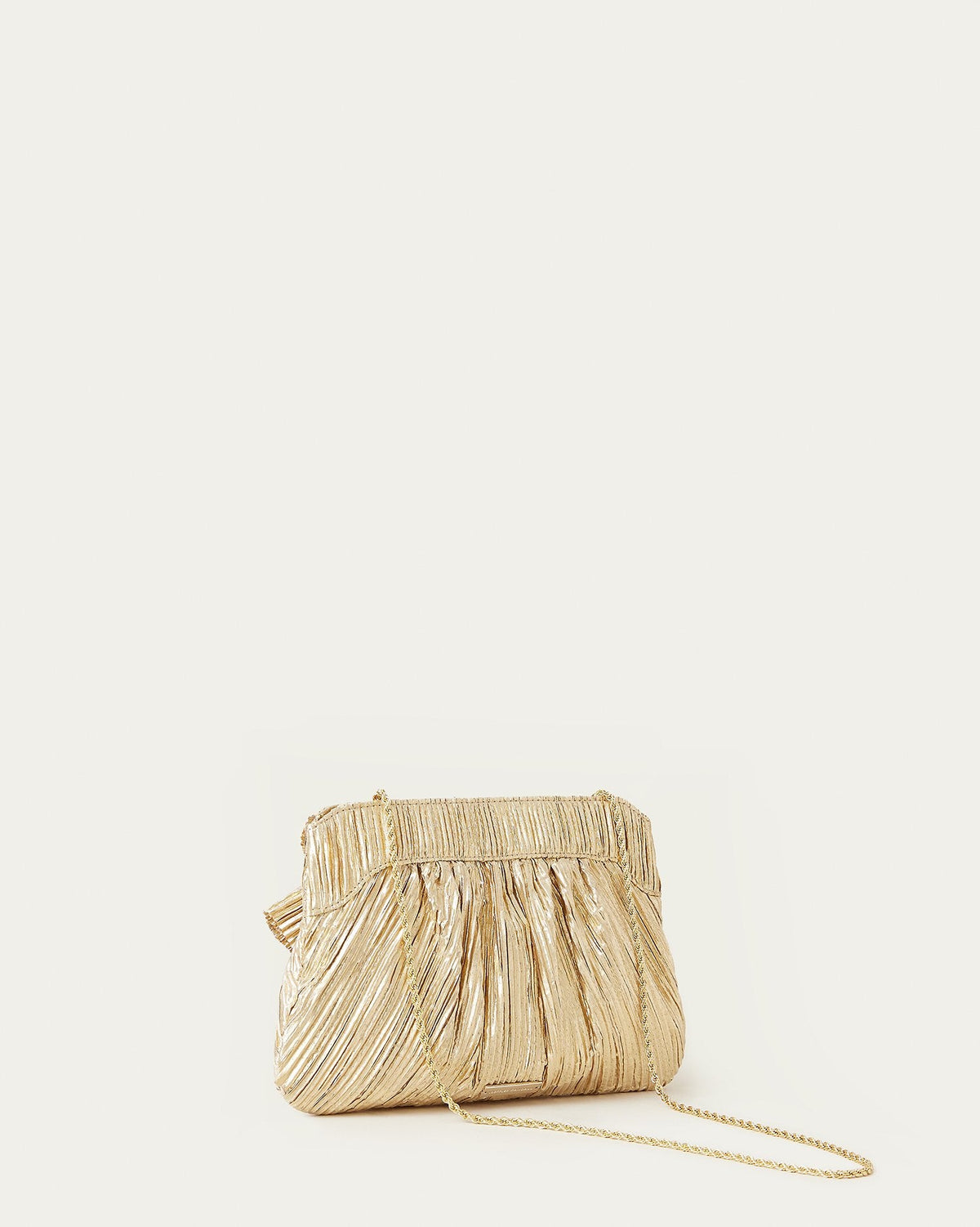 Rayne Gold Bow Clutch - Loeffler Randall Essential