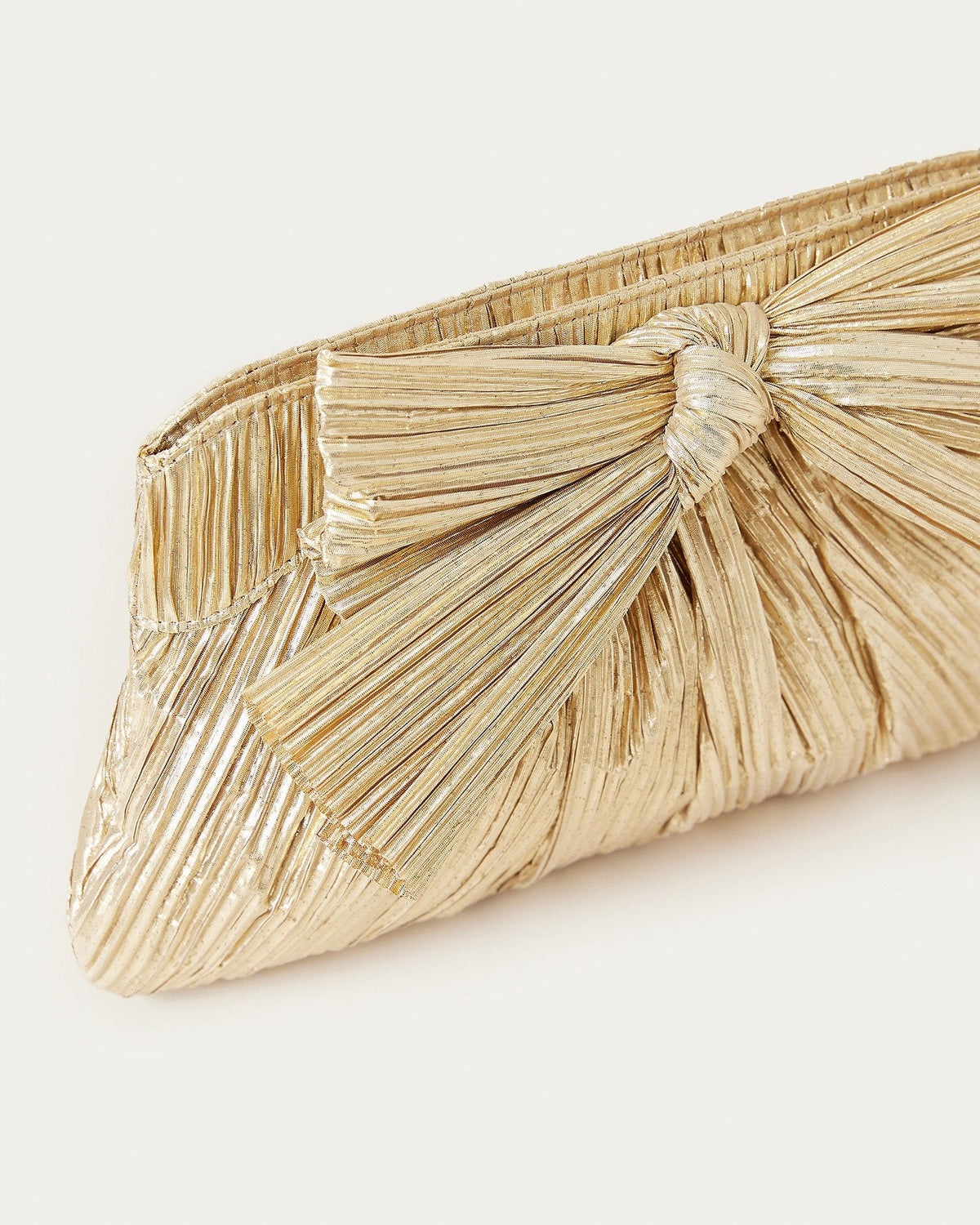 Rayne Gold Bow Clutch - Loeffler Randall Essential