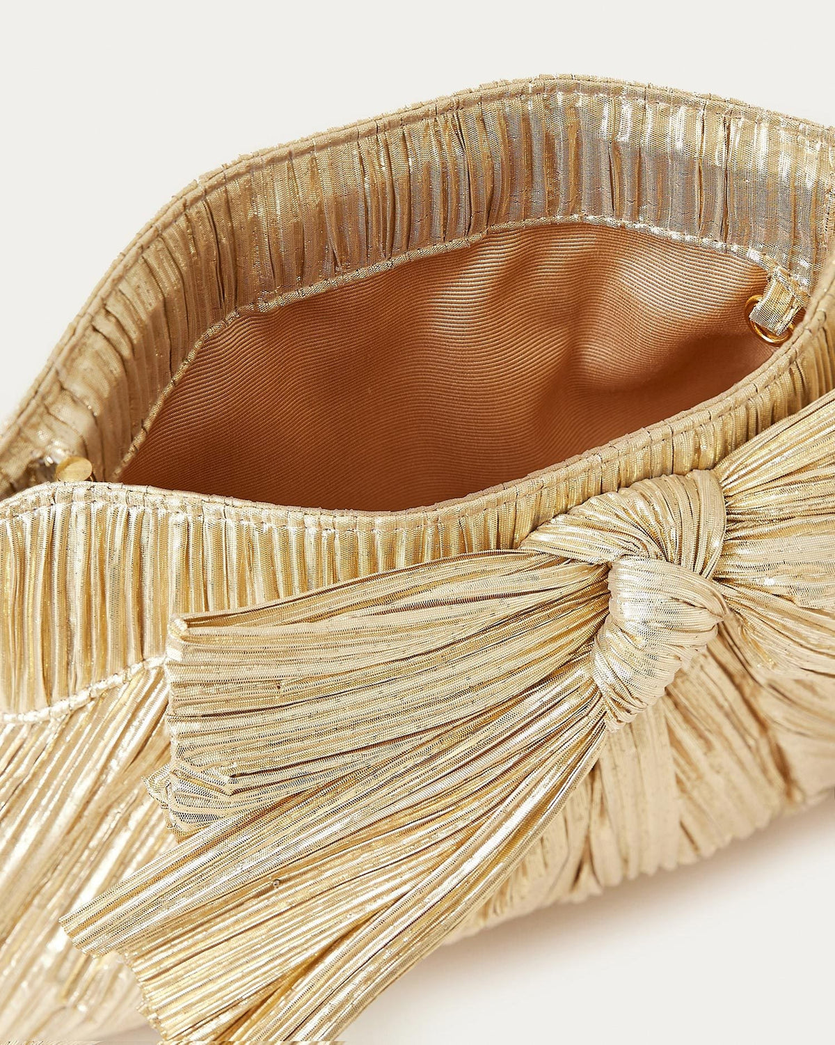 Rayne Gold Bow Clutch - Loeffler Randall Essential