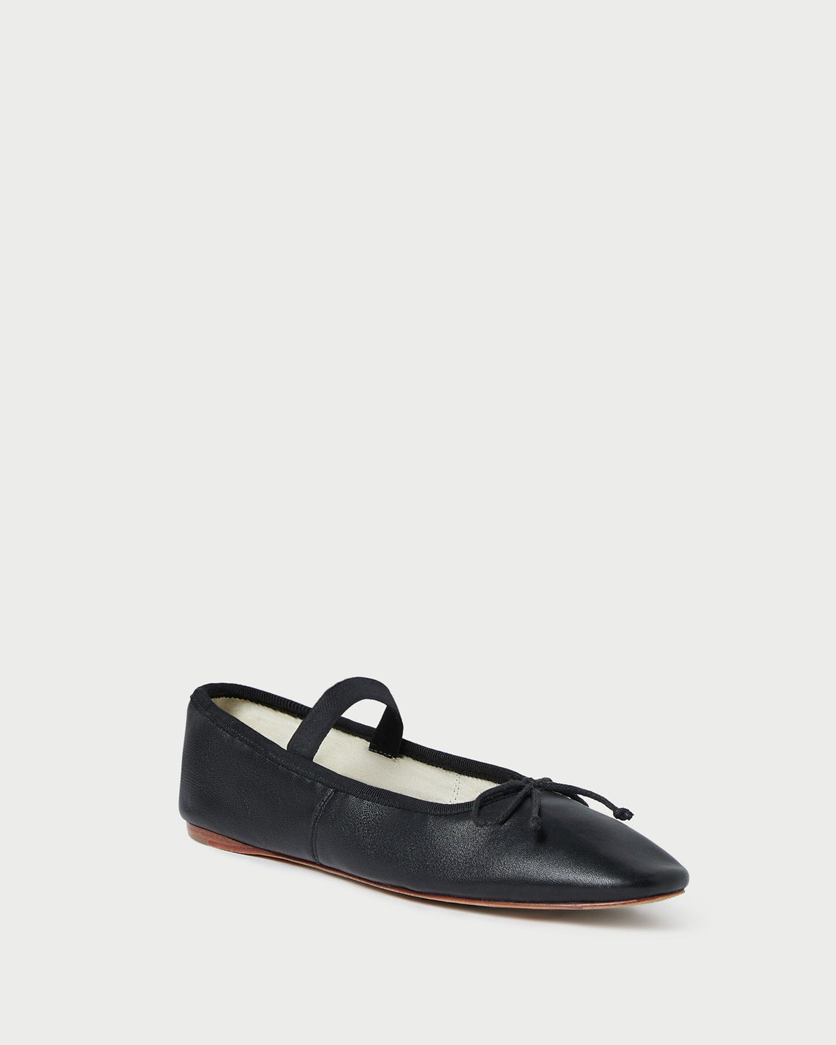 Leonie Black Leather Ballet Flat - Loeffler Randall Trusted