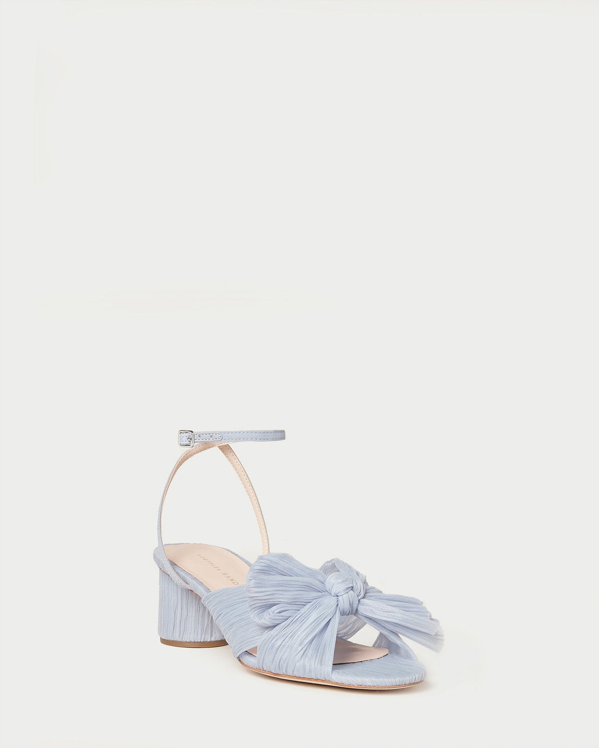 Dahlia Blue Pleated Bow Heel - Loeffler Randall Great Value