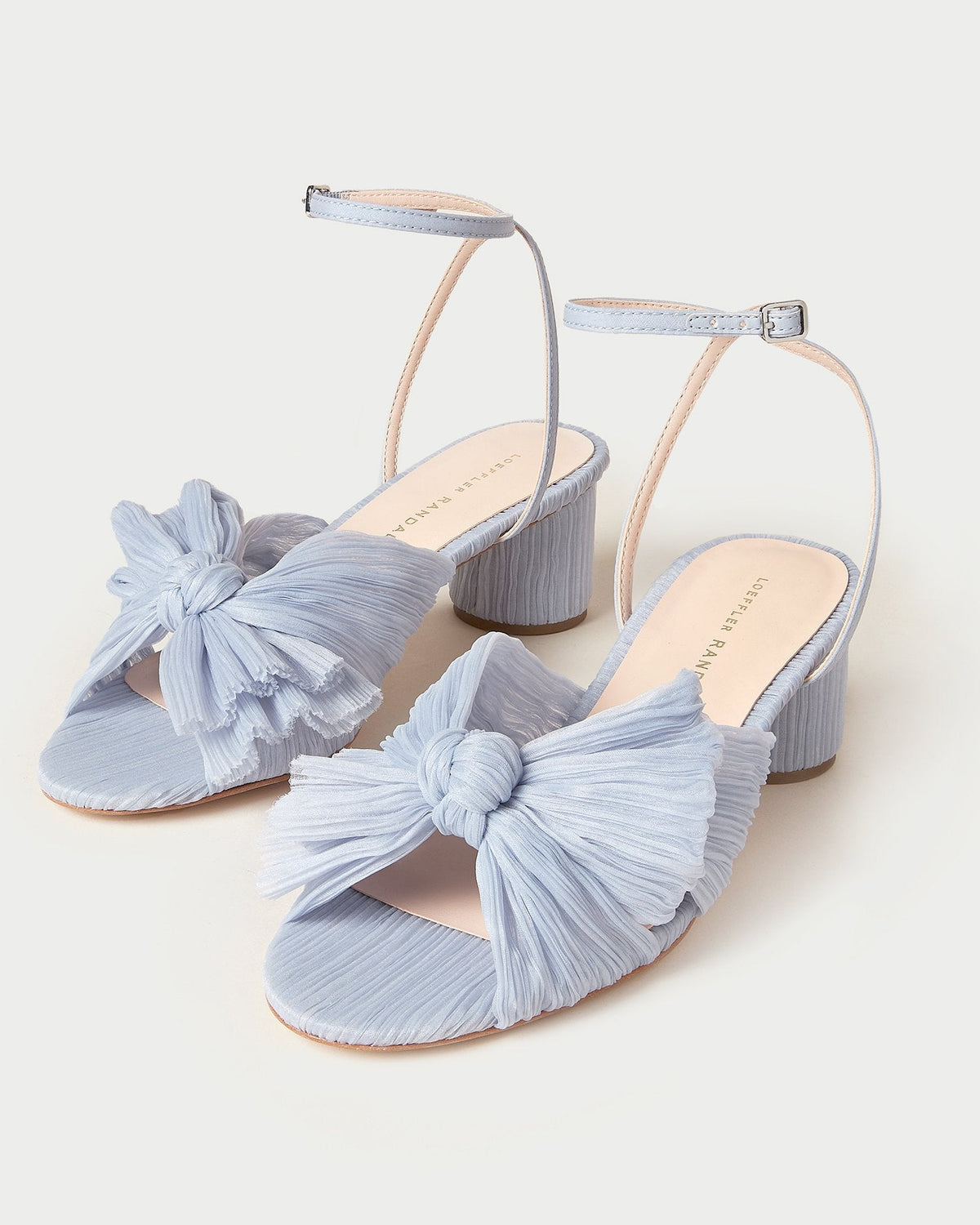 Dahlia Blue Pleated Bow Heel - Loeffler Randall Great Value