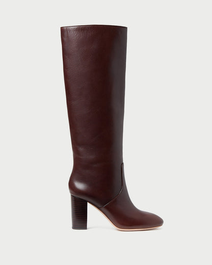 Goldy Espresso Leather Tall Boot - Loeffler Randall Trusted