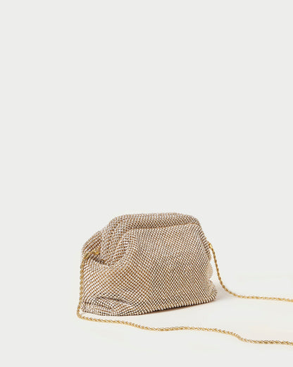 Doreen Gold Diamanté Frame Pouch - Loeffler Randall Best Seller