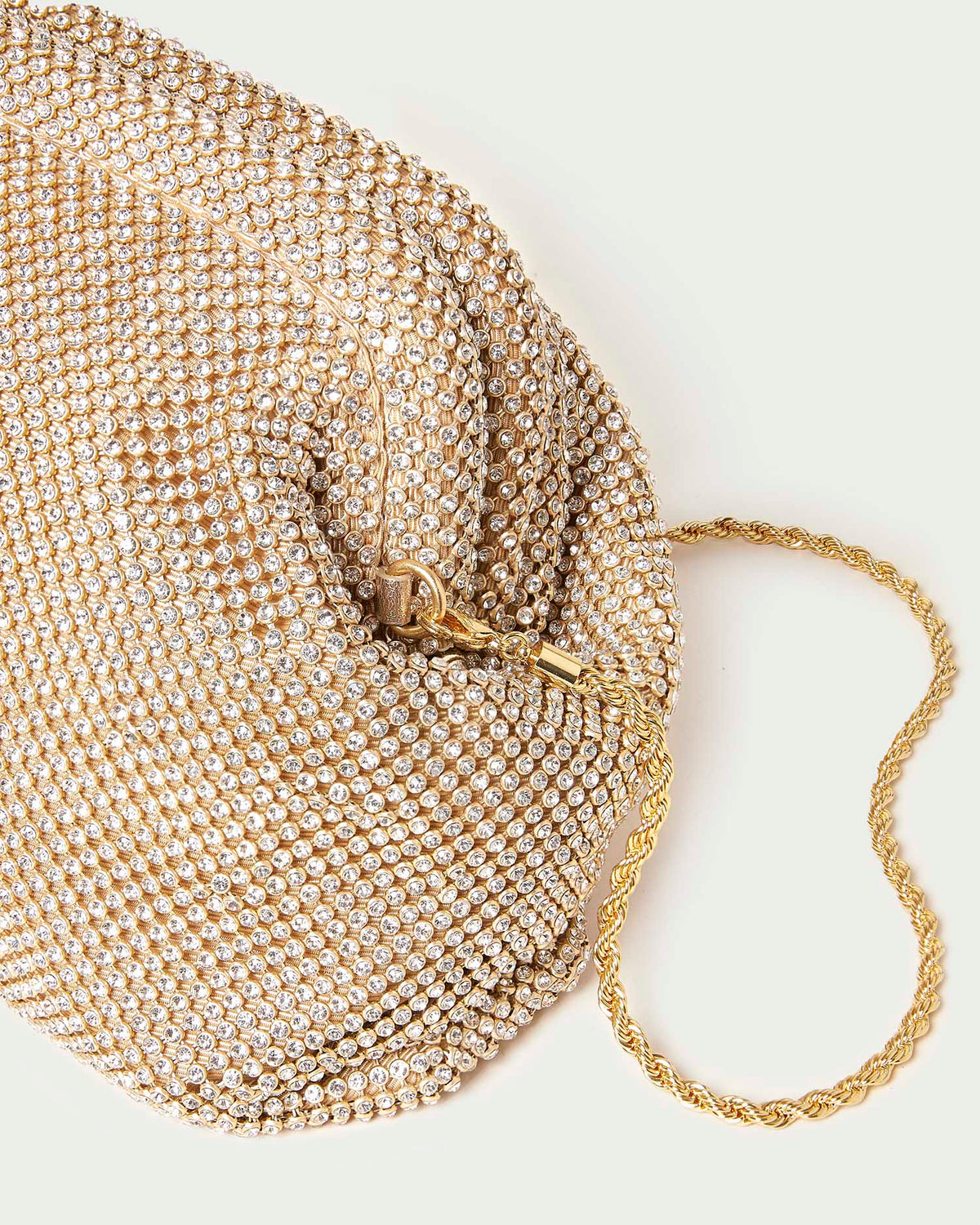 Doreen Gold Diamanté Frame Pouch - Loeffler Randall Best Seller