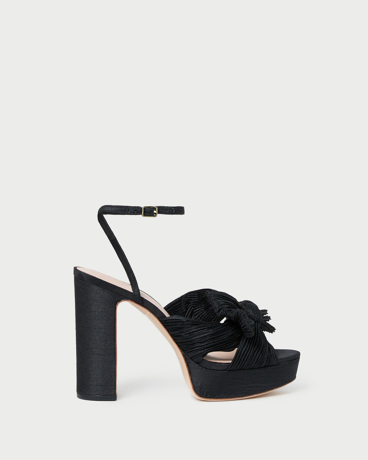 Natalia Black Platform Bow Heel - Loeffler Randall Quality