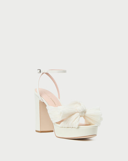 Natalia Pearl Platform Bow Heel - Loeffler Randall Exclusive