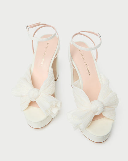 Natalia Pearl Platform Bow Heel - Loeffler Randall Exclusive