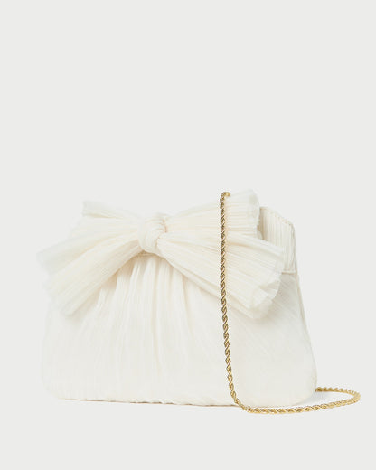 Rayne Pearl Bow Clutch - Loeffler Randall Exclusive