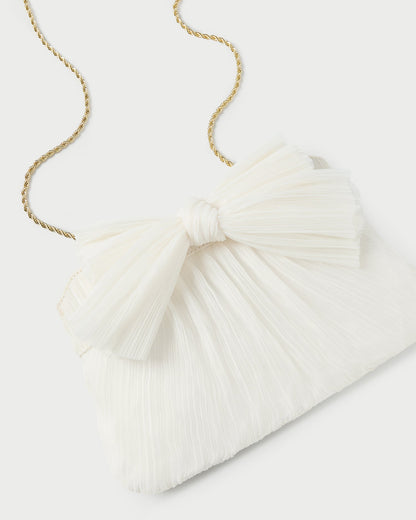 Rayne Pearl Bow Clutch - Loeffler Randall Exclusive