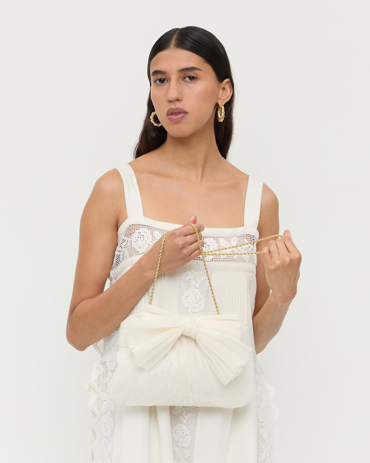 Rayne Pearl Bow Clutch - Loeffler Randall Exclusive