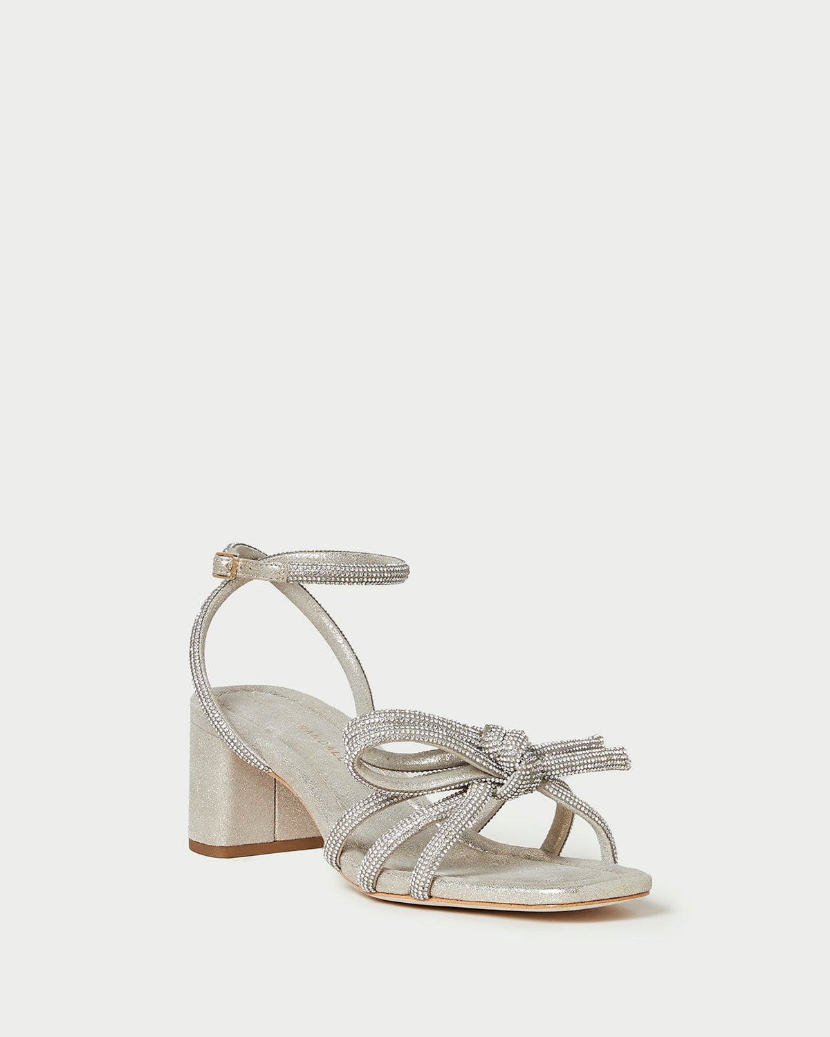 Mikel Cappuccino Bow Mid-Heel Sandal - Loeffler Randall Great Value