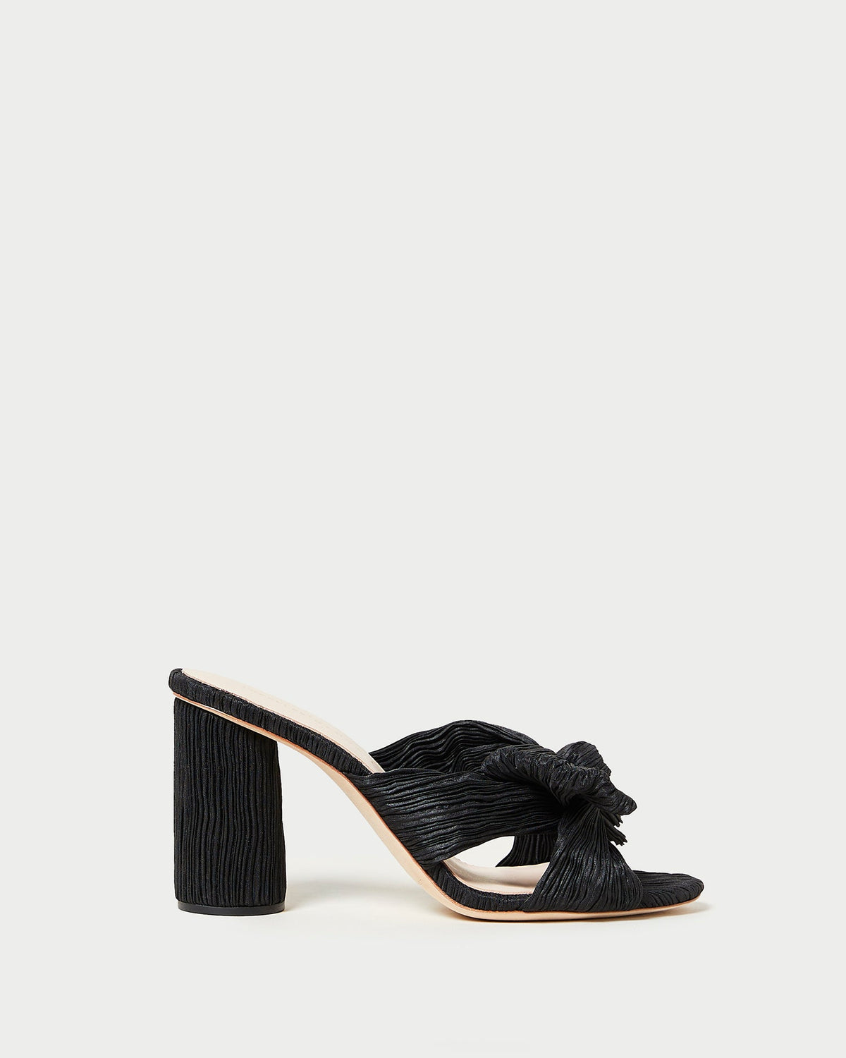 Penny Black Pleated Bow Heel - Loeffler Randall Essential
