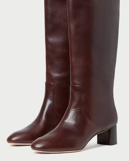 Gia Espresso Leather Tall Boot - Loeffler Randall Trending