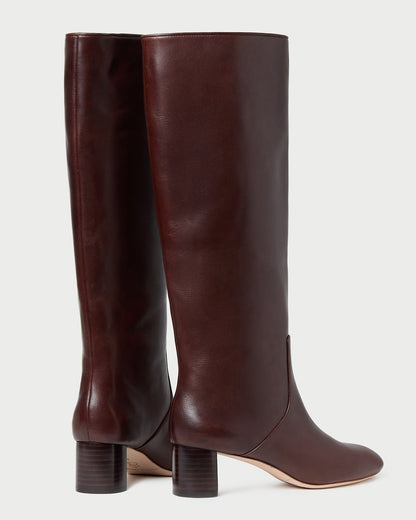 Gia Espresso Leather Tall Boot - Loeffler Randall Trending