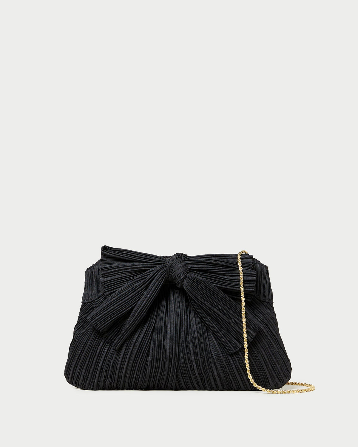 Rayne Black Bow Clutch - Loeffler Randall Exclusive