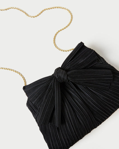 Rayne Black Bow Clutch - Loeffler Randall Exclusive