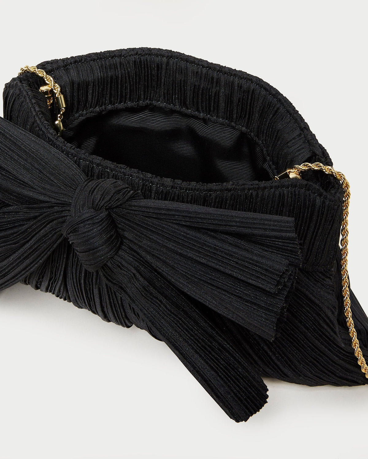 Rayne Black Bow Clutch - Loeffler Randall Exclusive